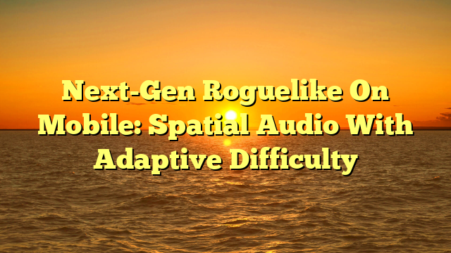 Next-Gen Roguelike On Mobile: Spatial Audio With Adaptive Difficulty